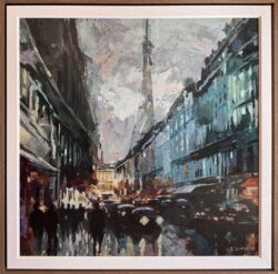 Rainlight on the Boulevard by James Blinkhorn Original Painting