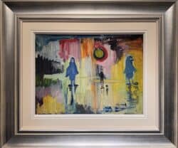 Shawl and Boy with Ball by James Lawrence Isherwood Original Painting