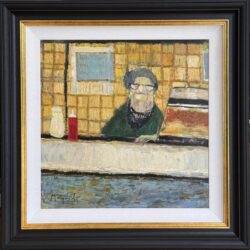 Salt and Battered Cod by Lucy Manfredi Original Painting