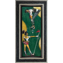 Golden Putt by Andrei Protsouk Original Painting