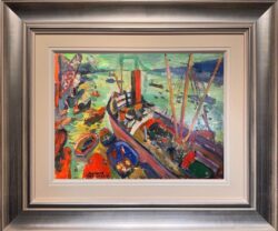 Pool of London by James Lawrence Isherwood Original Painting
