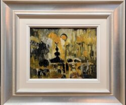 Rain Eros London by James Lawrence Isherwood Original Painting