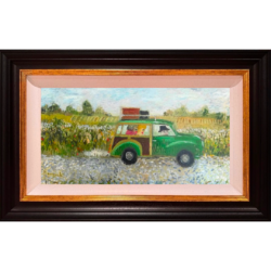 Are We Nearly There Yet? by Lucy Manfredi Original Painting