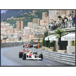 McLaren's Ayrton Senna Leads by Nick Holdsworth Aluminium Edition