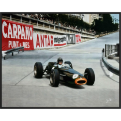 BRM's Graham Hill by Nick Holdsworth Aluminium Edition