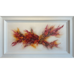 Fire Flash by Gisela Ueberall Original Painting