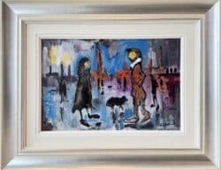 Cap Shawl and Dog by James Lawrence Isherwood Original Painting