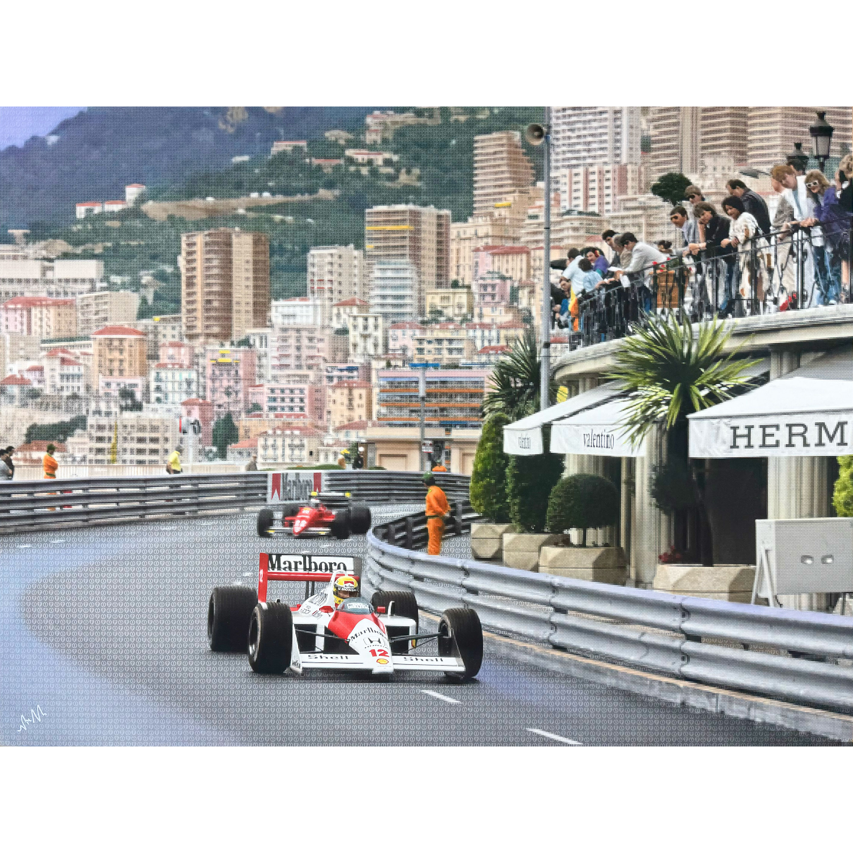 McLaren's Ayrton Senna Leads by Nick Holdsworth Limited Edition Print