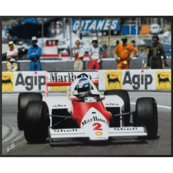 McLaren's Keke Rosberg In Race Action by Nick Holdsworth Aluminium Edition