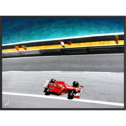 Schumacher Sea Front Dash by Nick Holdsworth Original Artwork
