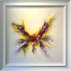 Spinning Serpent by Gisela Ueberall Original Painting