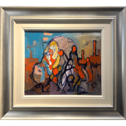 Abstract Figure by James Lawrence Isherwood Original Painting