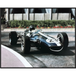 Eagle Racing's Dan Gurney In Race Action by Nick Holdsworth Aluminium Edition