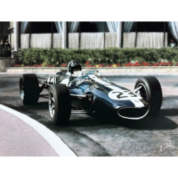 Eagle Racing's Dan Gurney In Race Action by Nick Holdsworth Limited Edition Print