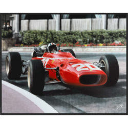 Ferrari's Chris Amon In Race Action by Nick Holdsworth Aluminium Edition