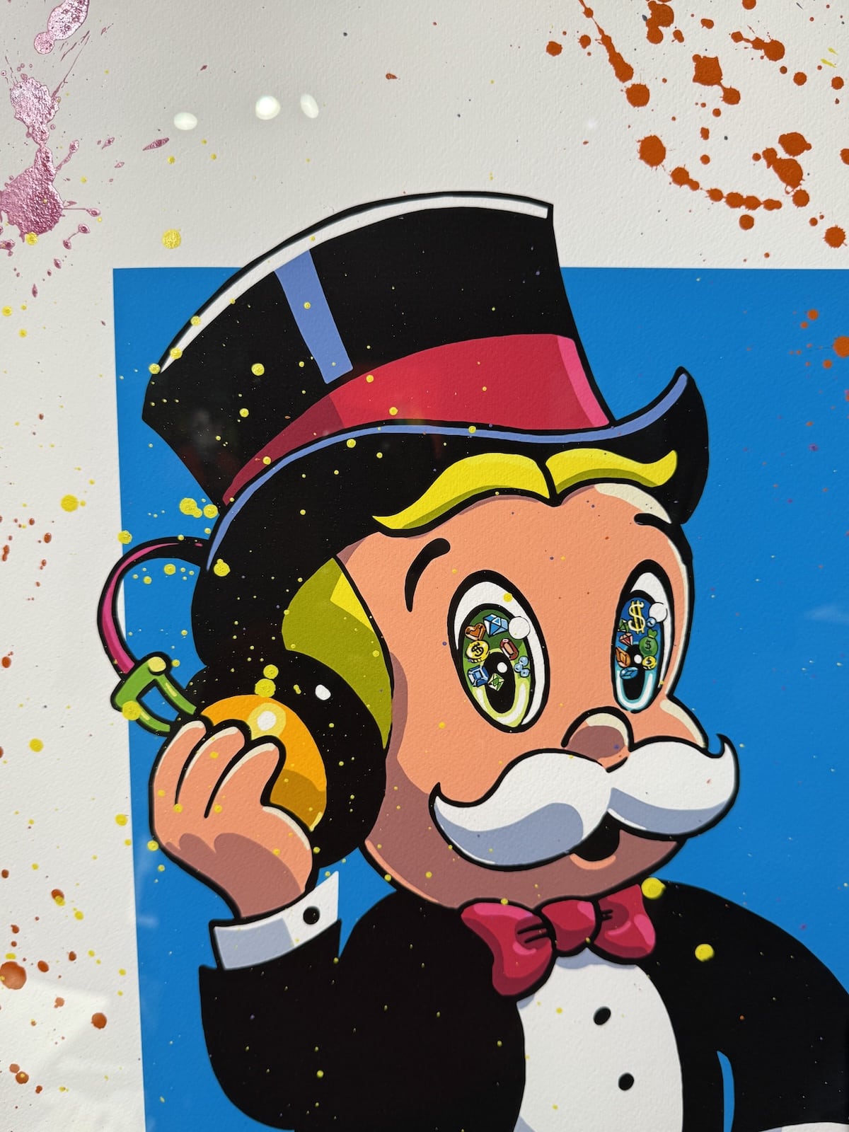 Alec Monopoly DJ Monopz Hand Finished