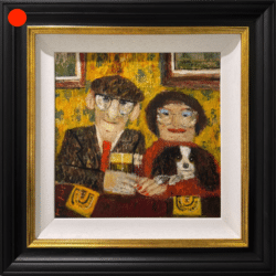Les, Dot and Lady by Lucy Manfredi Original Painting - SOLD