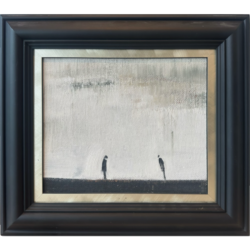 Two Men at Wigan by Theodore Major Original Painting