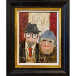 Raymond and Pearl by Lucy Manfredi Original Painting