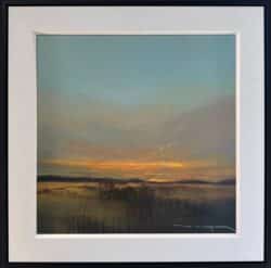 Red Sky In The Morning by Ged Mitchell Original Painting