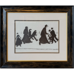 On The Promenade by L S Lowry Signed Limited Edition Print