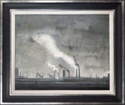 Smoke and Chimneys, Wigan by Theodore Major Original Painting