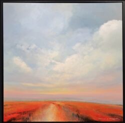 Orange Dusk by Ged Mitchell Original Painting