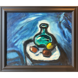 Green Bottle by Theodore Major Original Painting
