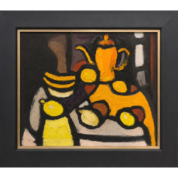 Still Life with Yellow Coffee Pot by Theodore Major Original Painting
