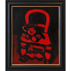 Red Chair by Theodore Major Original Painting