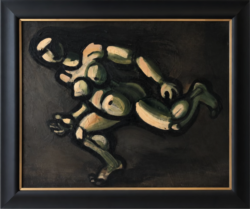 Running Nude by Theodore Major Original Painting