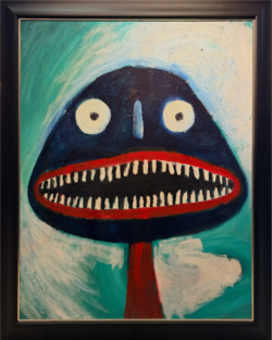 Dark Monster by Theodore Major Original Painting